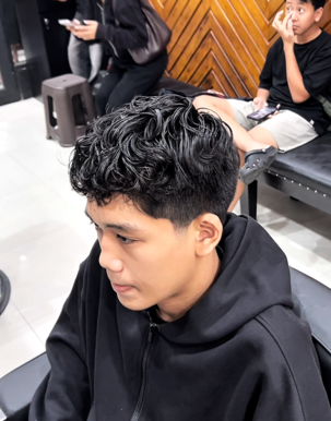 Messy Wavy Perm