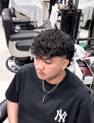 Mullet Curly Perm